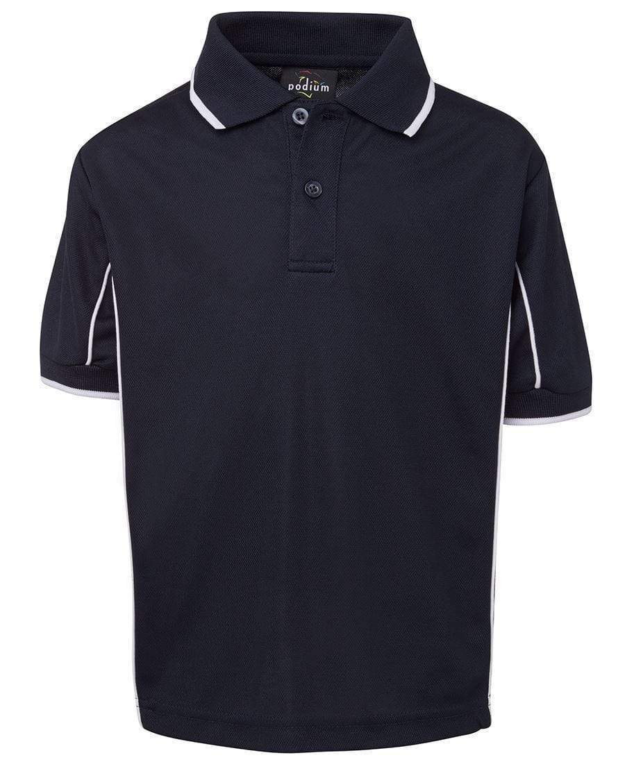 JB'S Kid’s Short Sleeve Piping Polo 7PIPS Metro Workwear.
